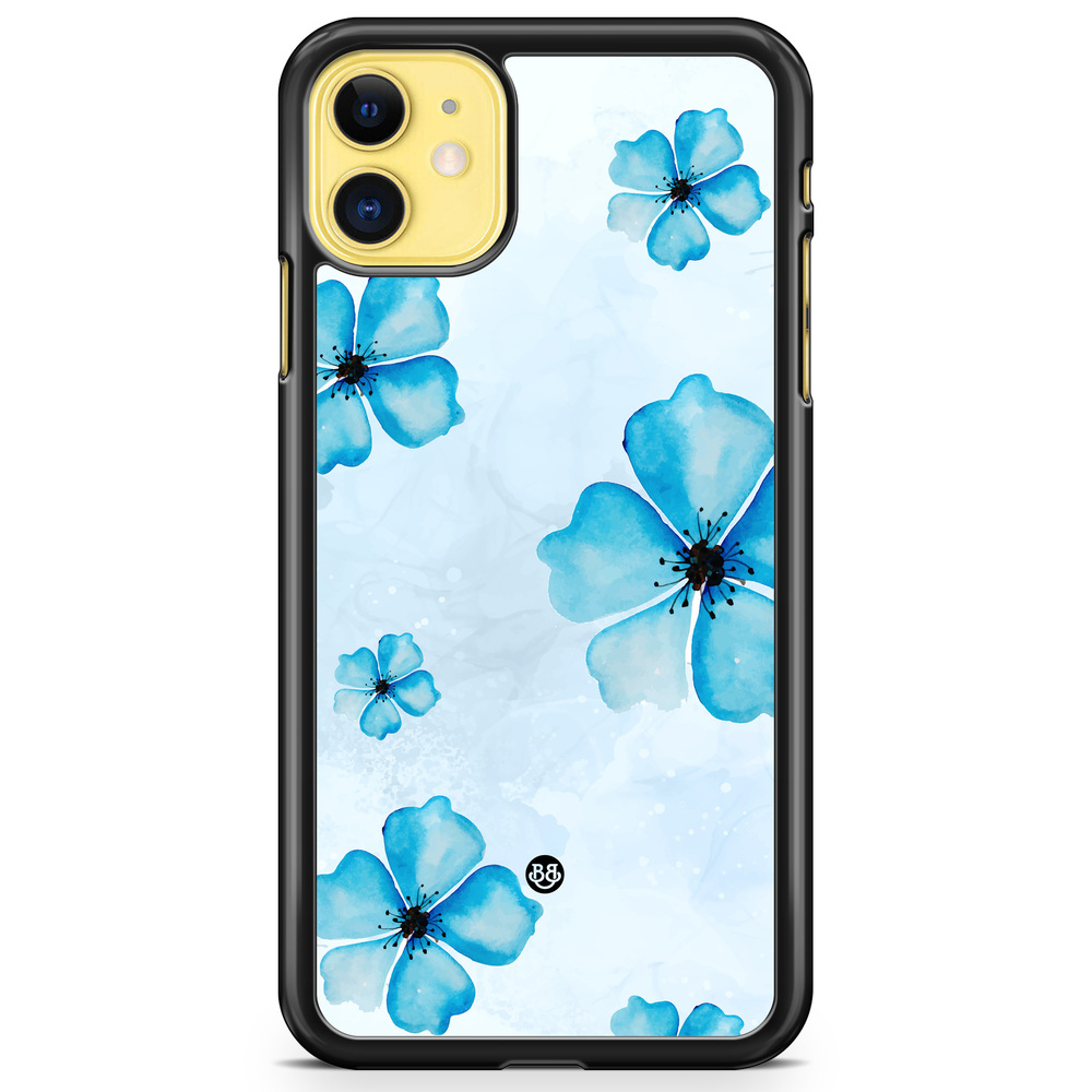 iPhone 11 Case - WILD BLOOM - Blue Bloom