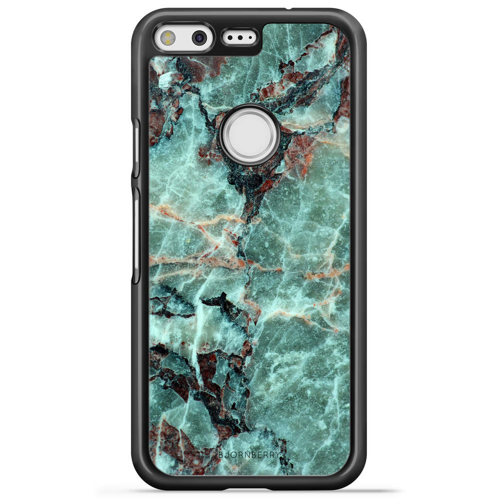 Google Pixel Case - Green Marble