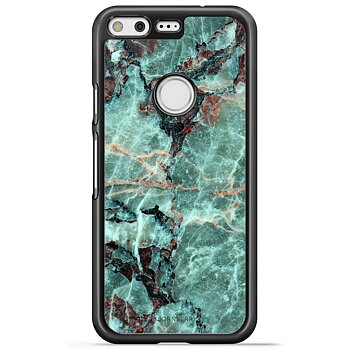 Google Pixel Case - Green Marble