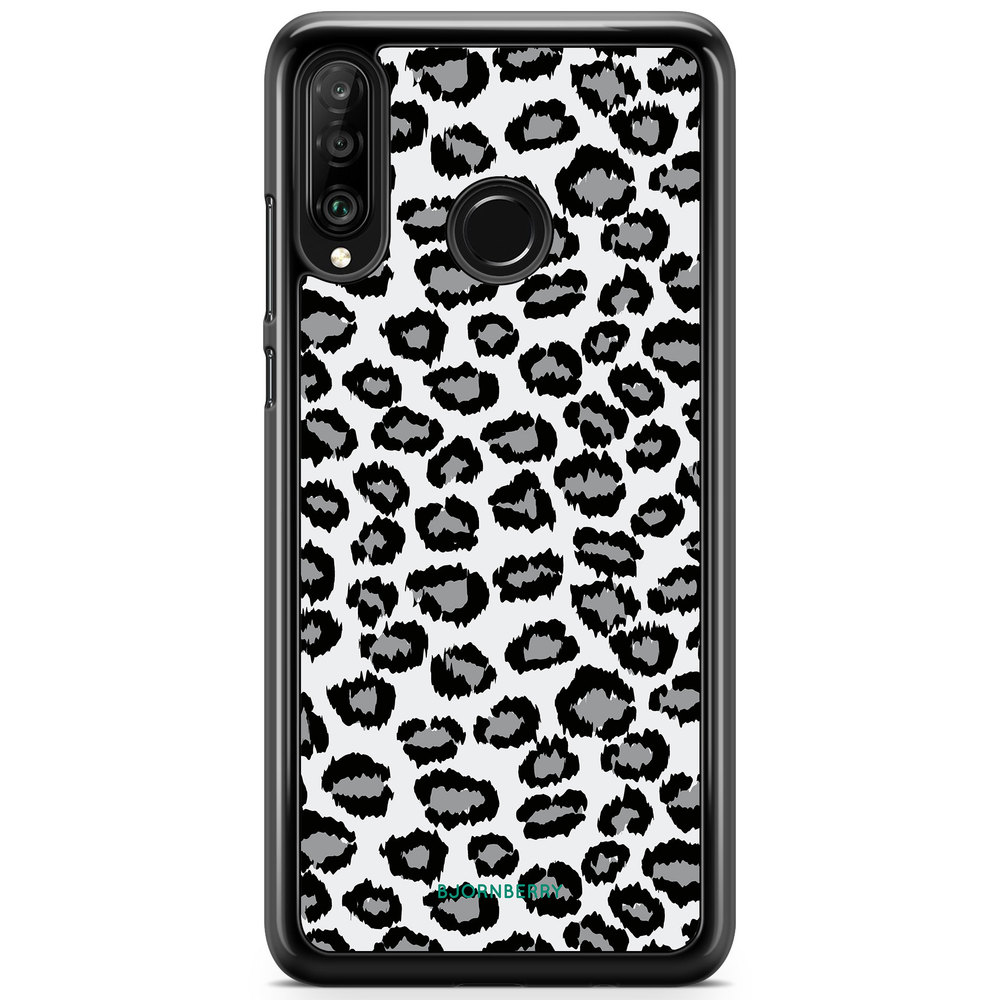Huawei P30 Lite Case - Gray Leopard