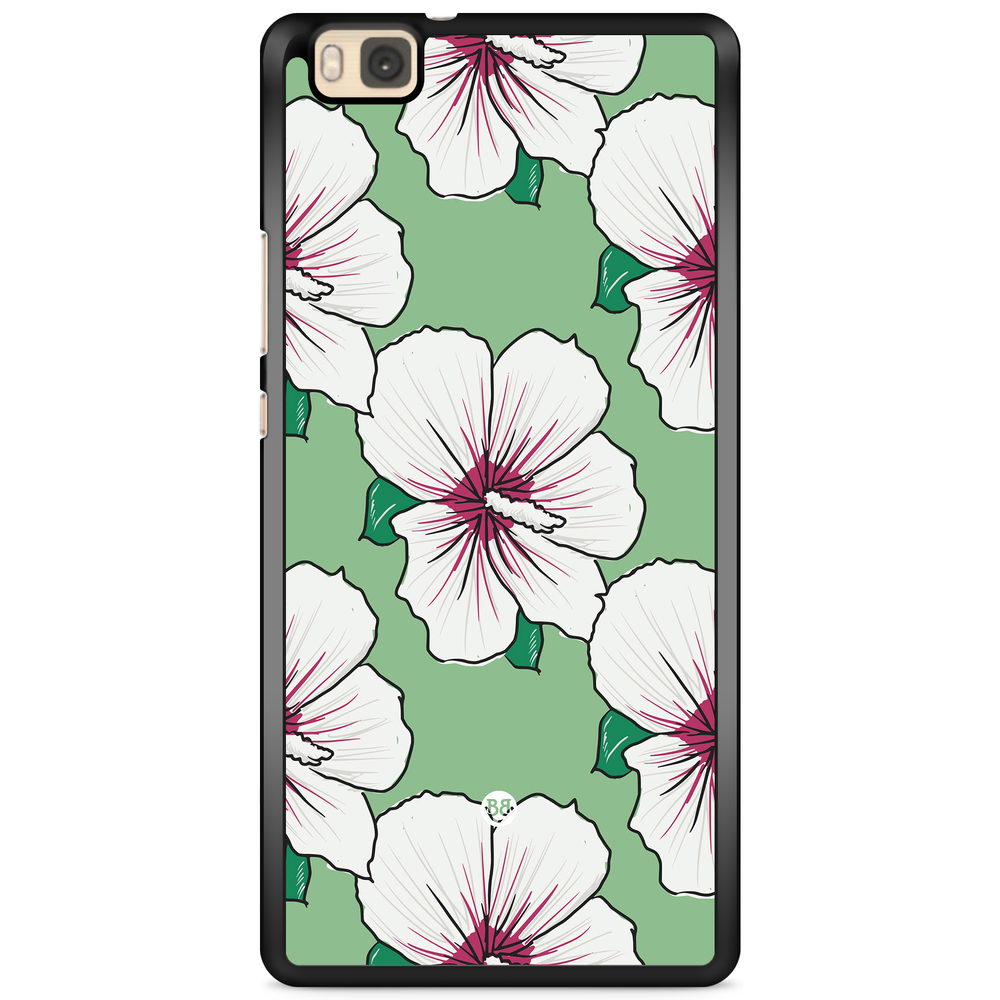 Huawei P8 Lite Case - Creamy White Flowers