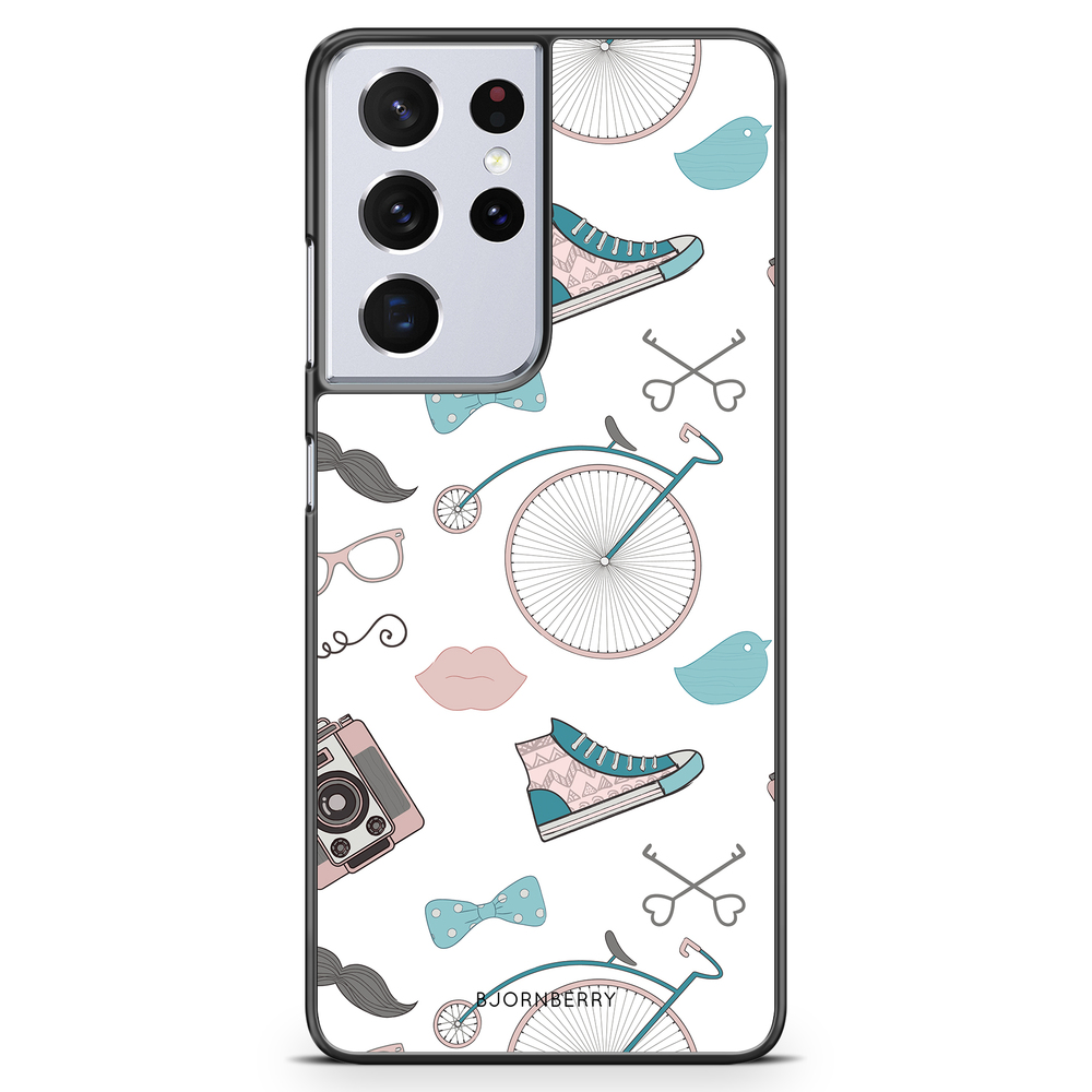 Samsung Galaxy S21 Ultra Case - Hipster Pattern