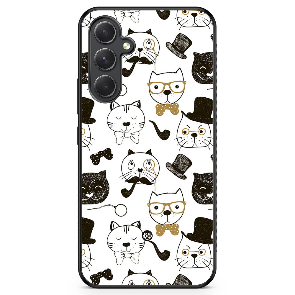 Samsung Galaxy A54 5G Case - Cartoon cats