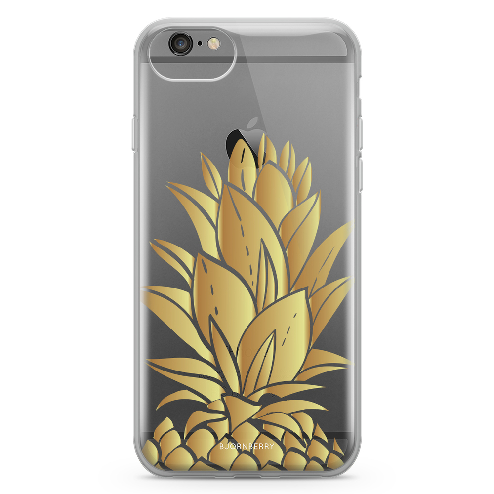 iPhone 6/6s Fashion Case - Gold Pineapple