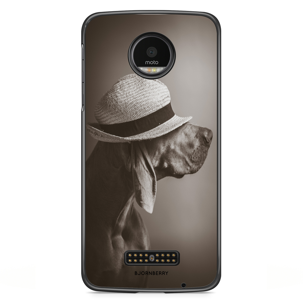 Motorola Moto Z Skal - Hund med Hatt