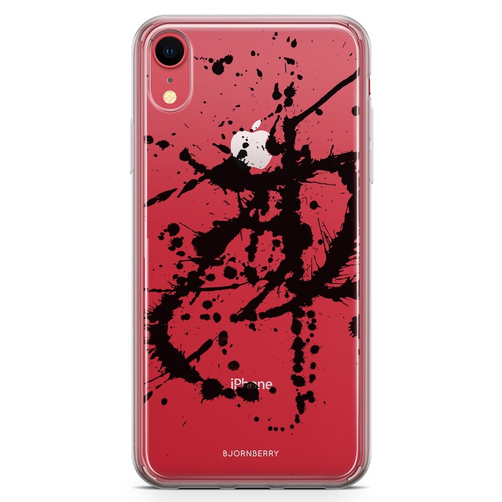 iPhone XR Fashion Case - Black Blot