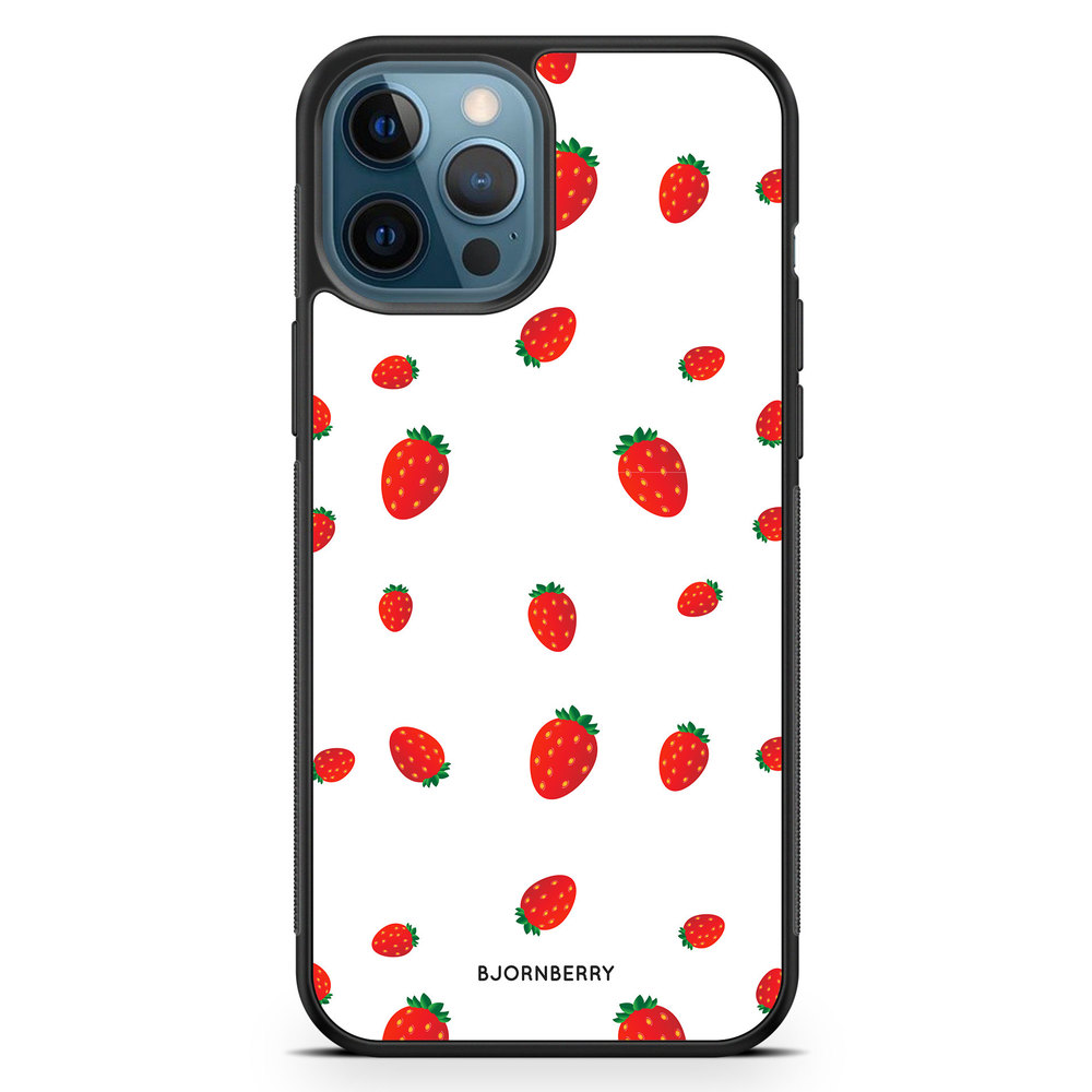 iPhone 12 Pro Case - Strawberry Pattern