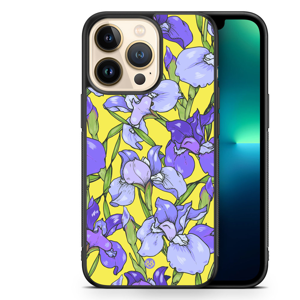iPhone 13 Pro Case - Iris Flowers