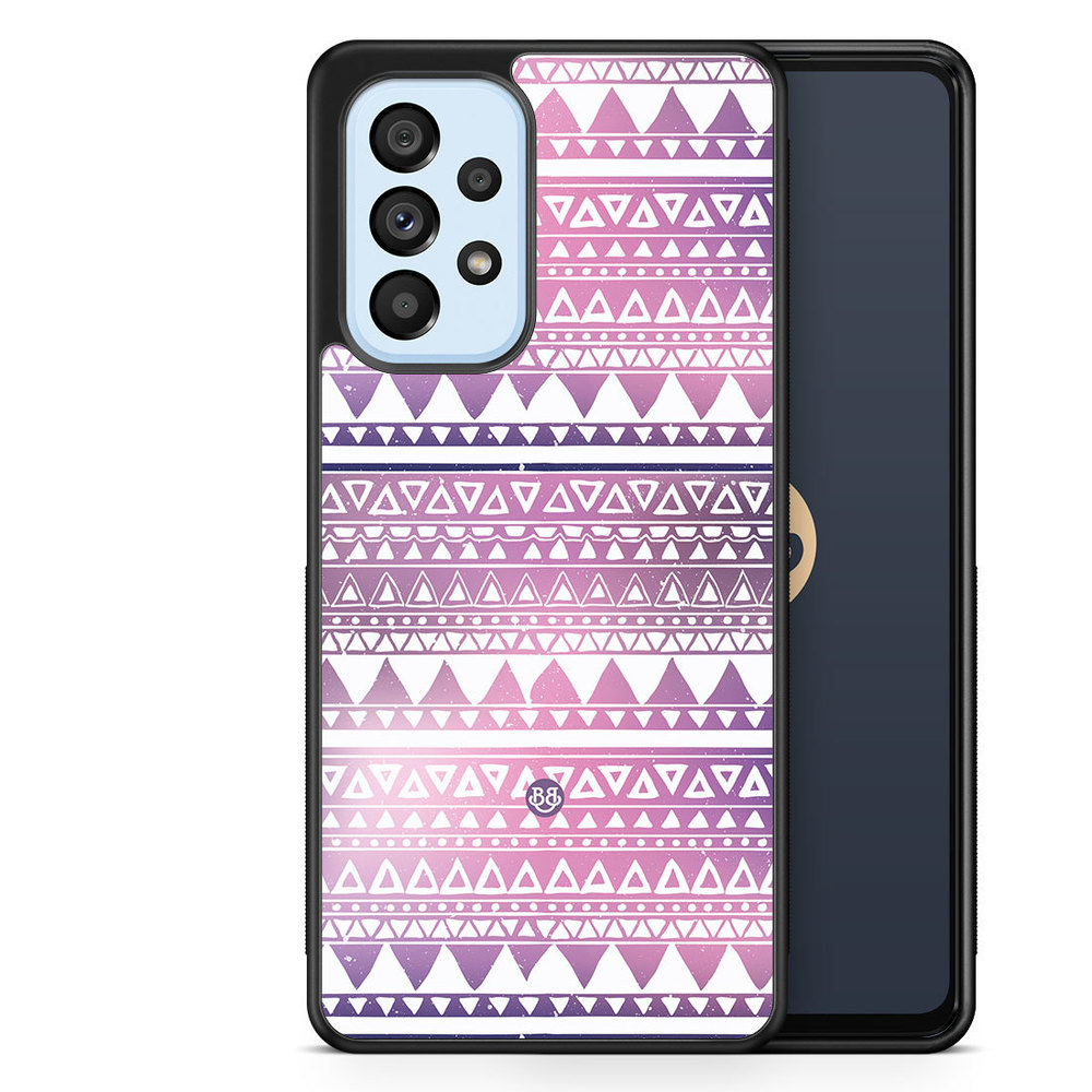 Samsung Galaxy A53 5G Case - Purple Aztec