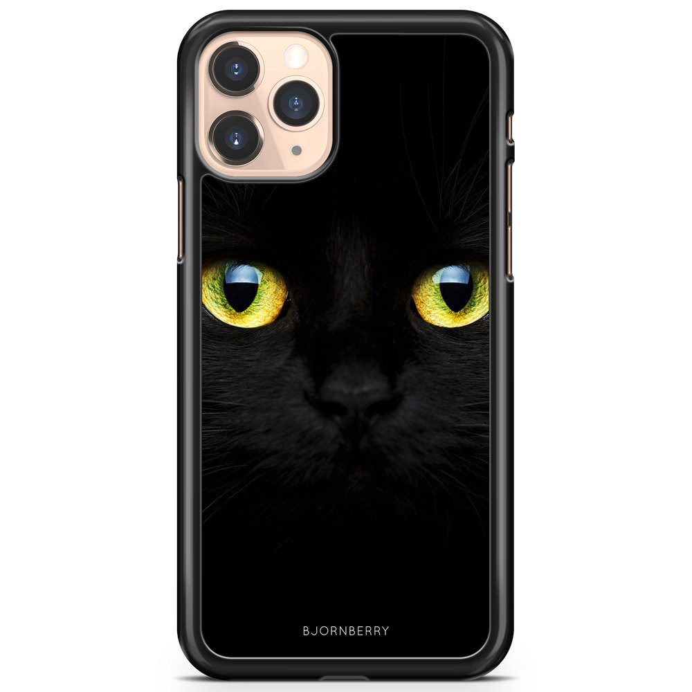 iPhone 11 Pro Max Case - Black Cat Close Up
