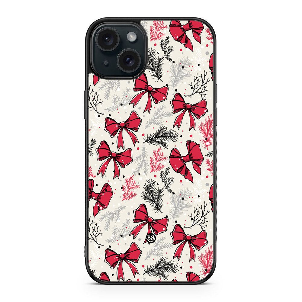 iPhone 15 Plus Case - Christmas Bows