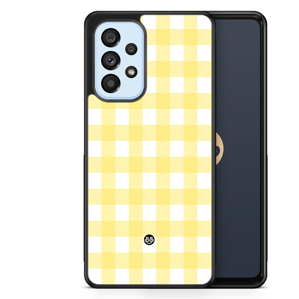 Samsung Galaxy A53 5G Case - SUMMER GARDEN - Lemon Check