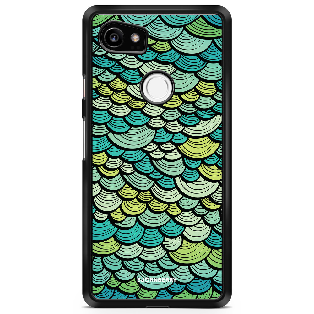 Google Pixel 2 XL Case - Green Mermaid Scales