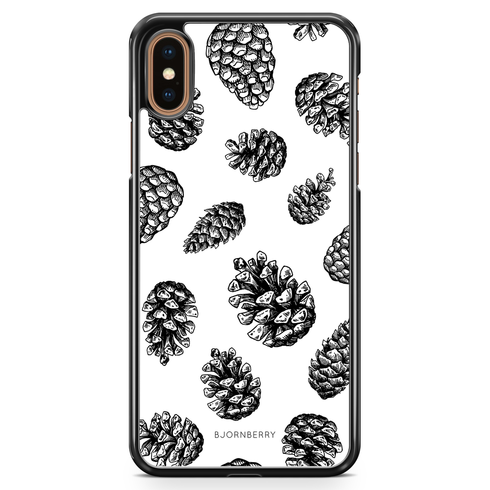 iPhone XS Max Case - Pine Cone Pattern
