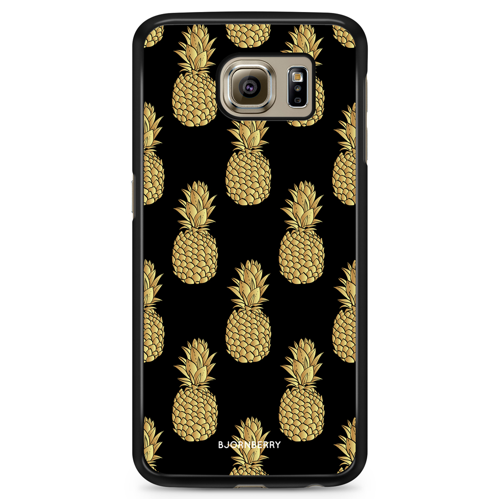 Samsung Galaxy S6 Case - Gold Pineapples