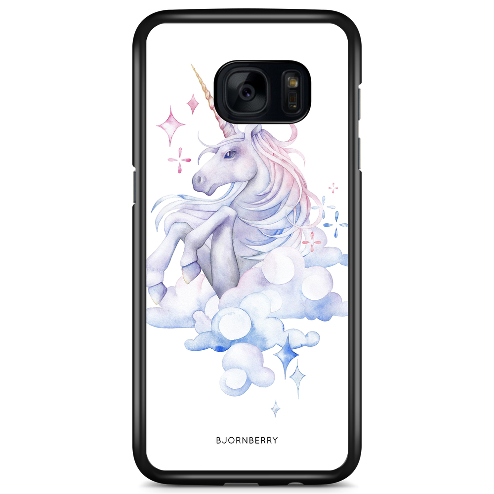 Samsung Galaxy S7 Edge Case - Watercolor Unicorn