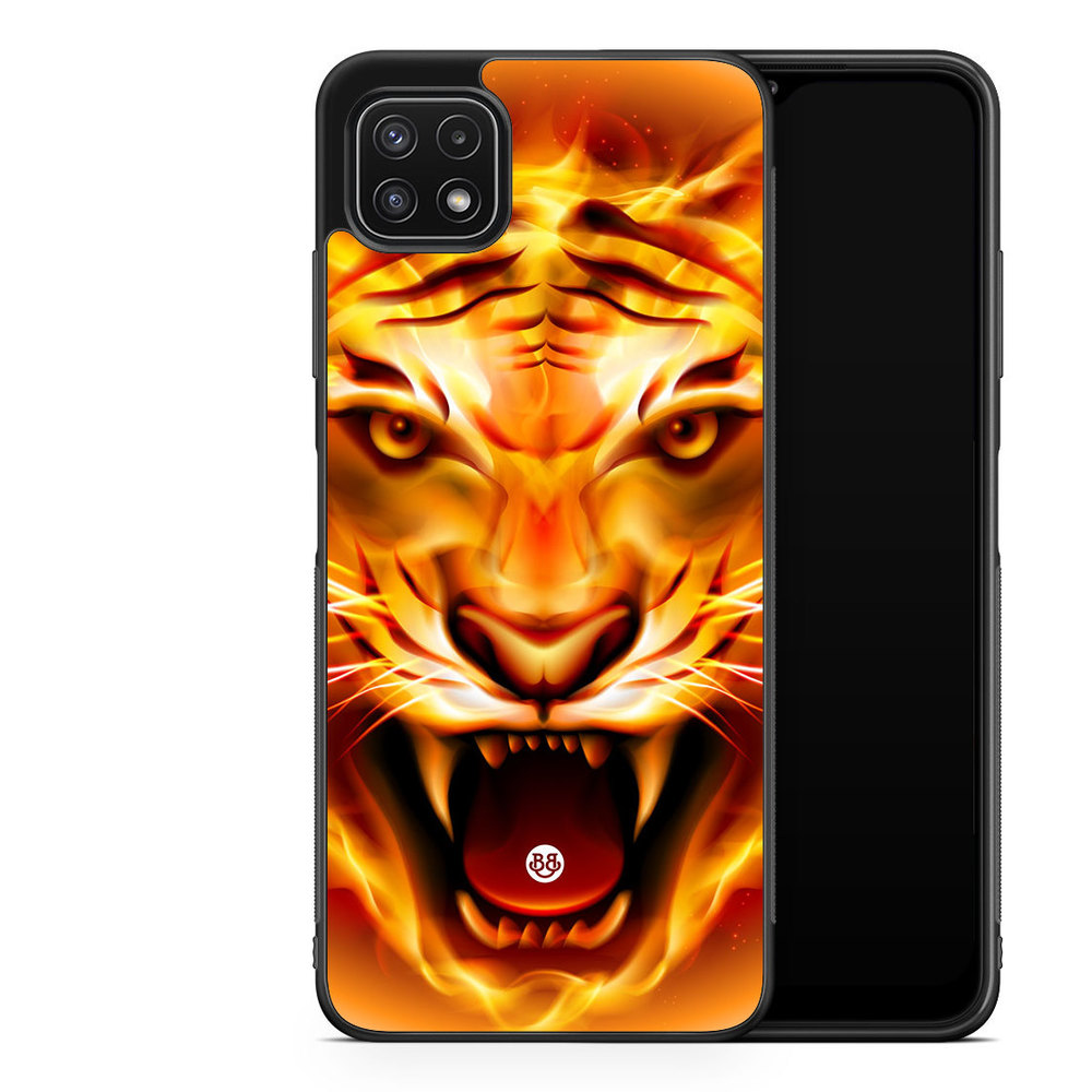 Samsung Galaxy A22 5G Case - Flames Tiger