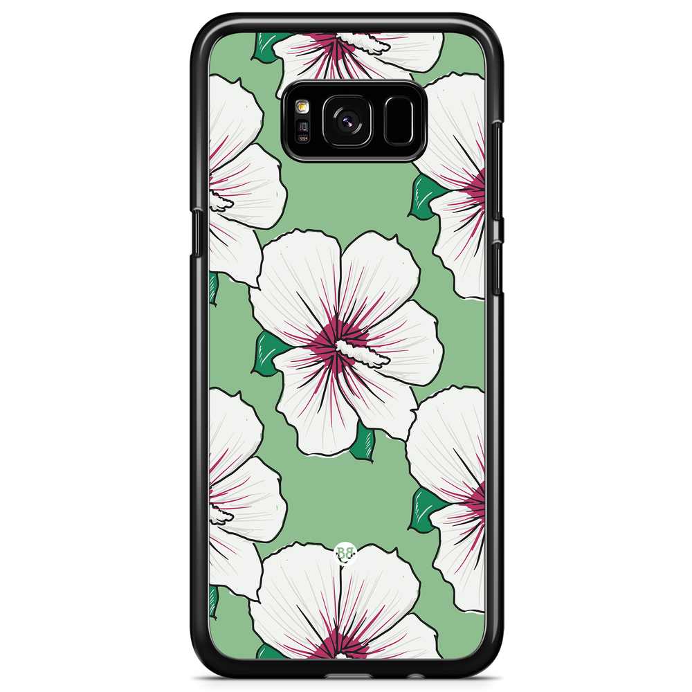 Samsung Galaxy S8 Plus Case - Creamy White Flowers