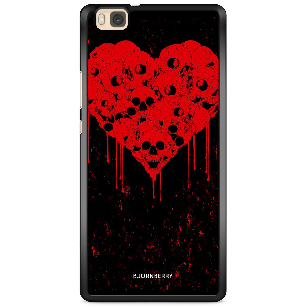 Huawei P8 Lite Skal - Skull Heart
