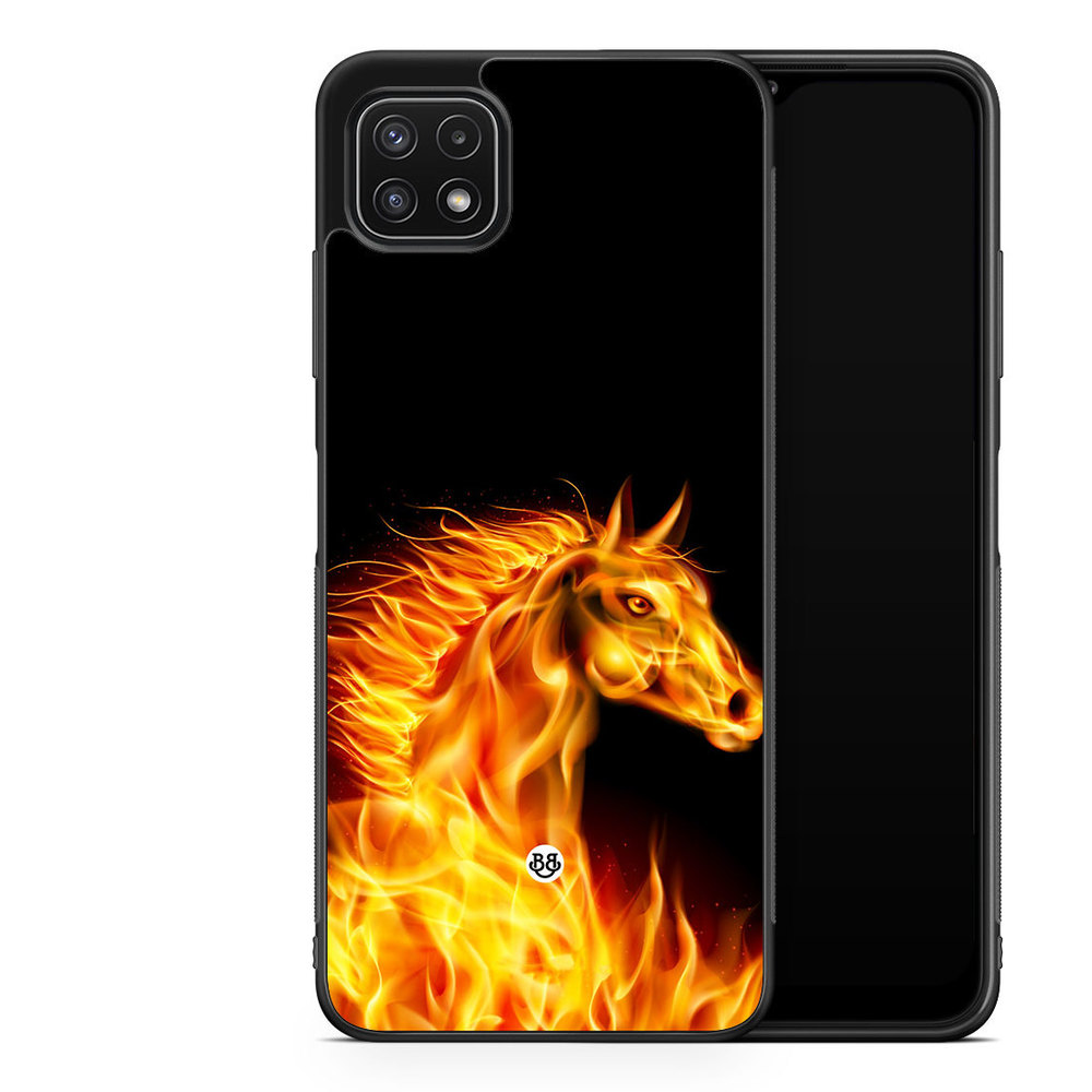 Samsung Galaxy A22 5G Case - Flames Horse
