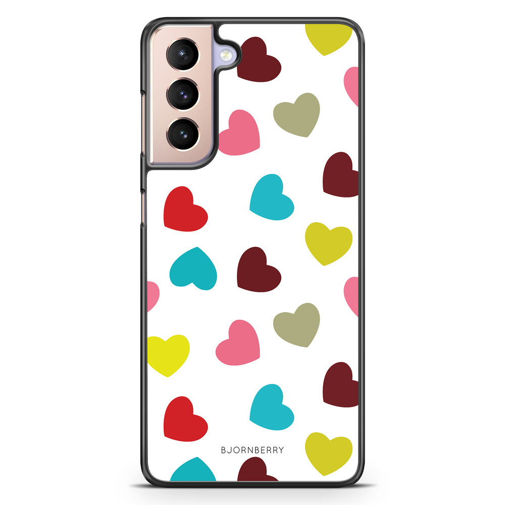 Samsung Galaxy S21 Skal - Hjärtan