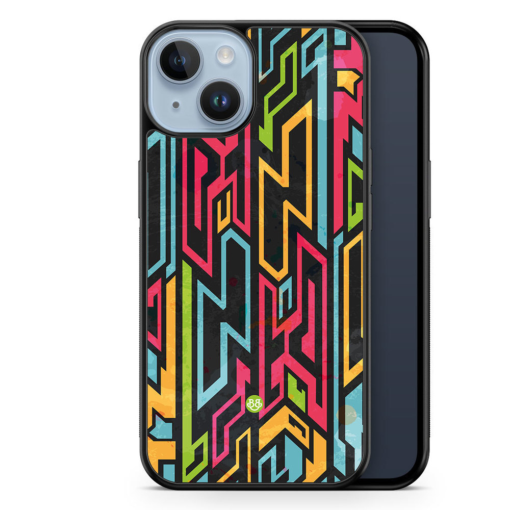 iPhone 14 Plus Case - Colored Tribal