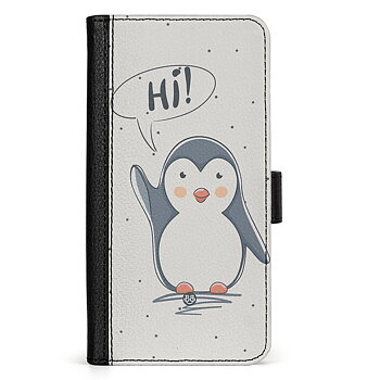 Sony Xperia 1 V Wallet Case - Cute Penguin