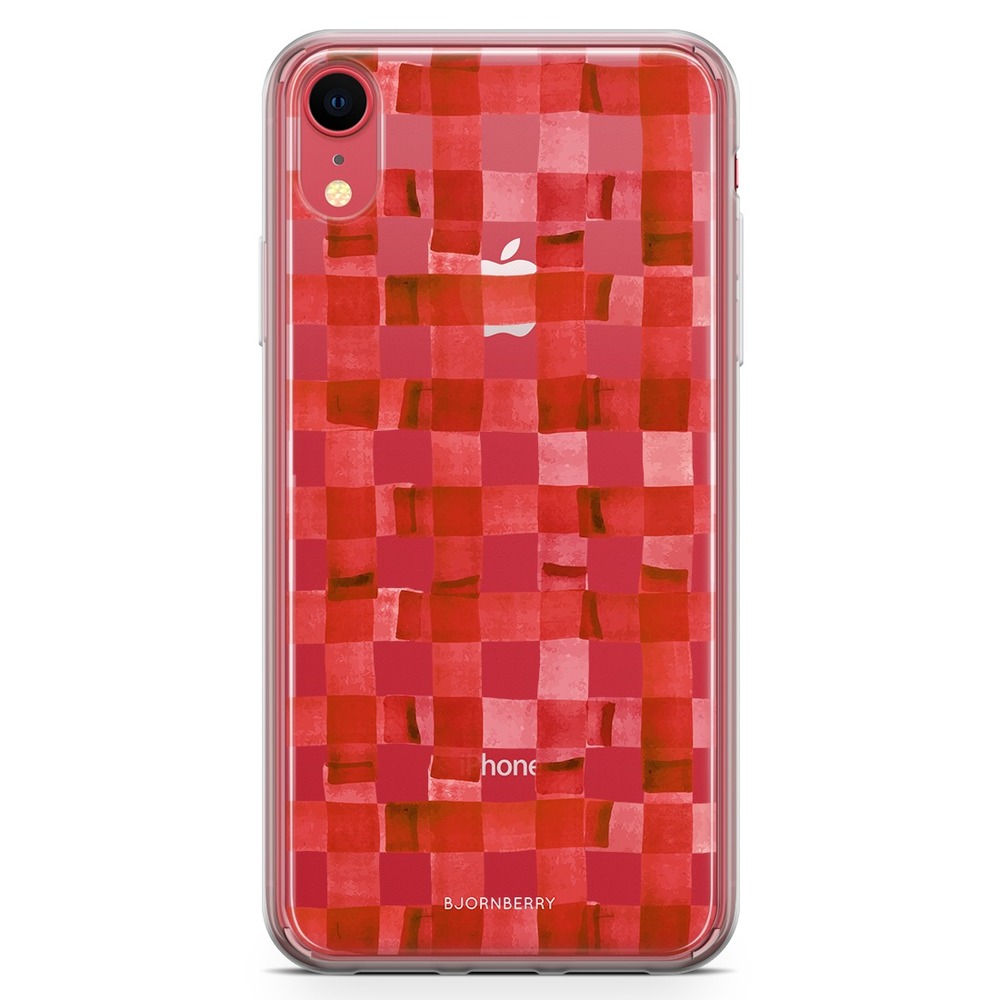 iPhone XR Fashion Skal - Röda Ränder