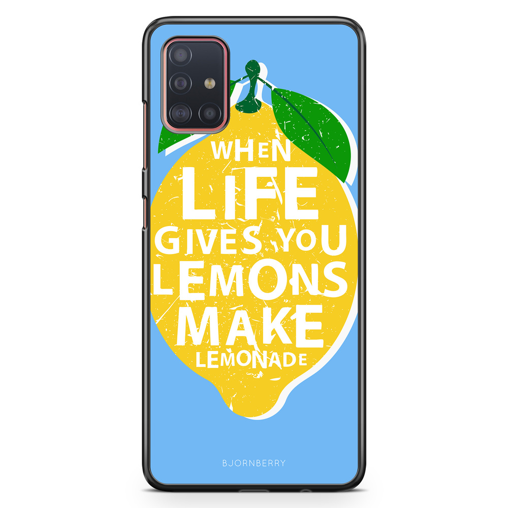 Samsung Galaxy A51 Case - Lemon Quote