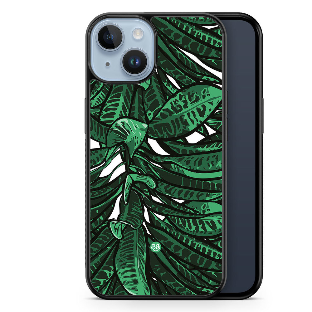 iPhone 14 Plus Case - Tropical leaves