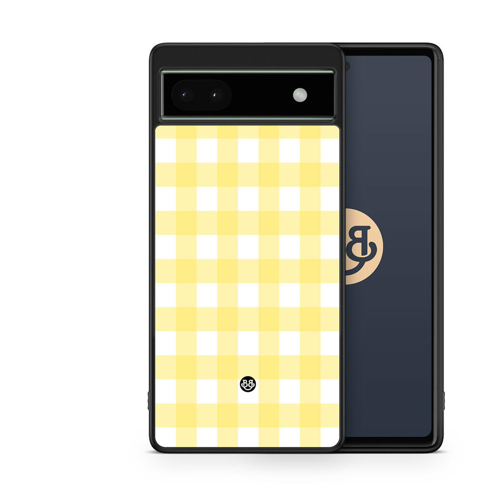 Google Pixel 6a Case - SUMMER GARDEN - Lemon Check