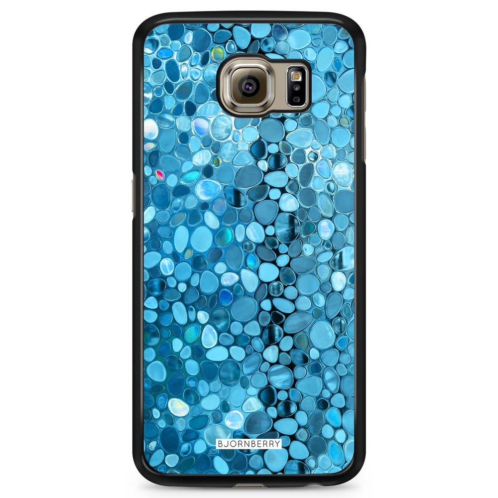 Samsung Galaxy S6 Edge+ Case - Stained Glass Blue