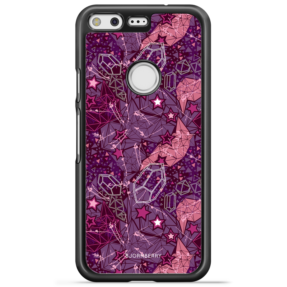 Google Pixel Case - Purple Stars