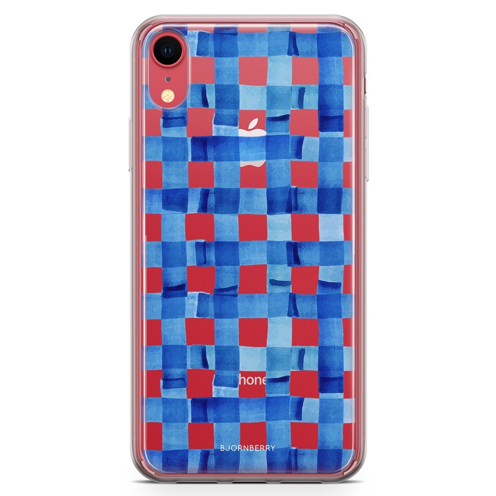 iPhone XR Fashion Skal - Blå Ränder