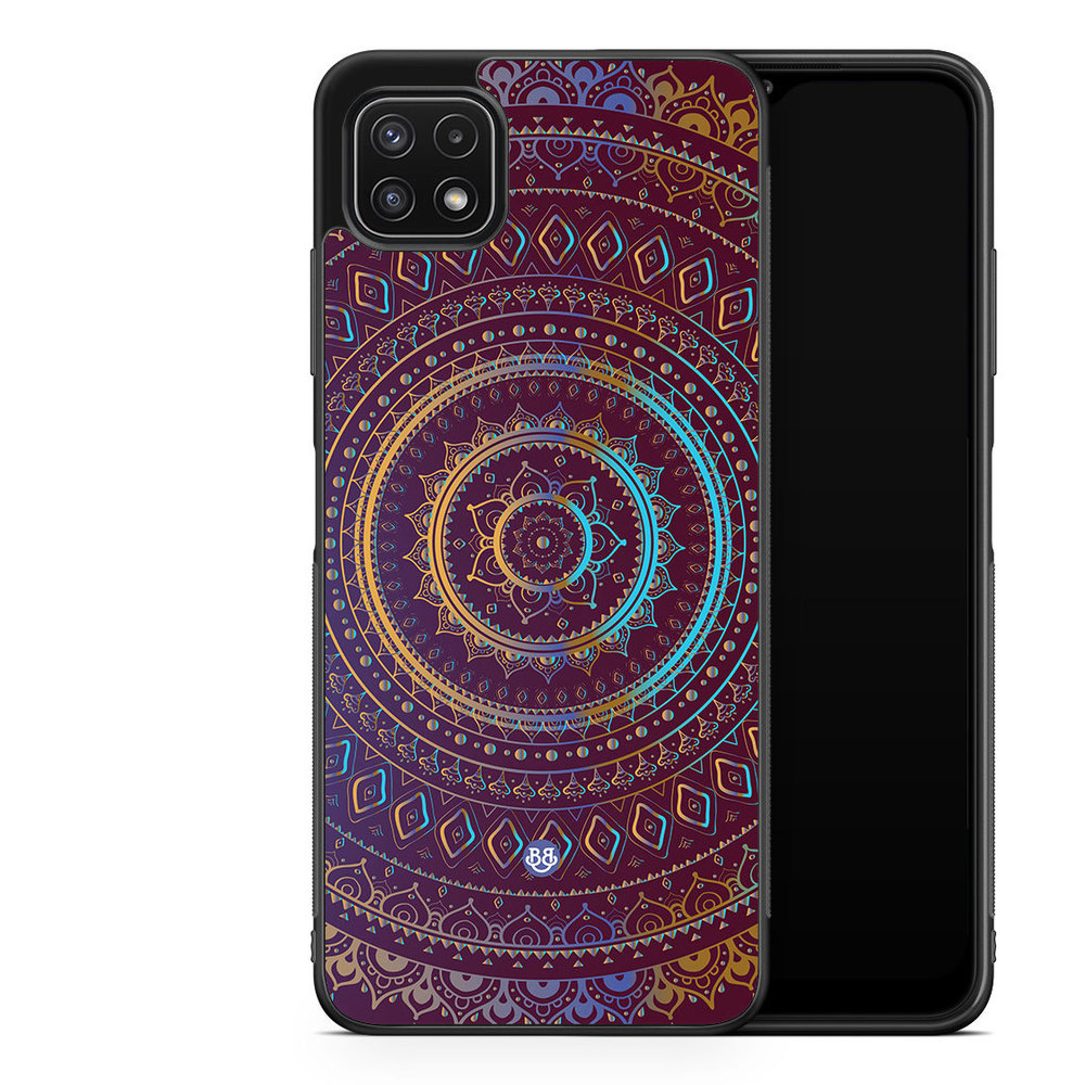 Samsung Galaxy A22 5G Case - Purple Mandala