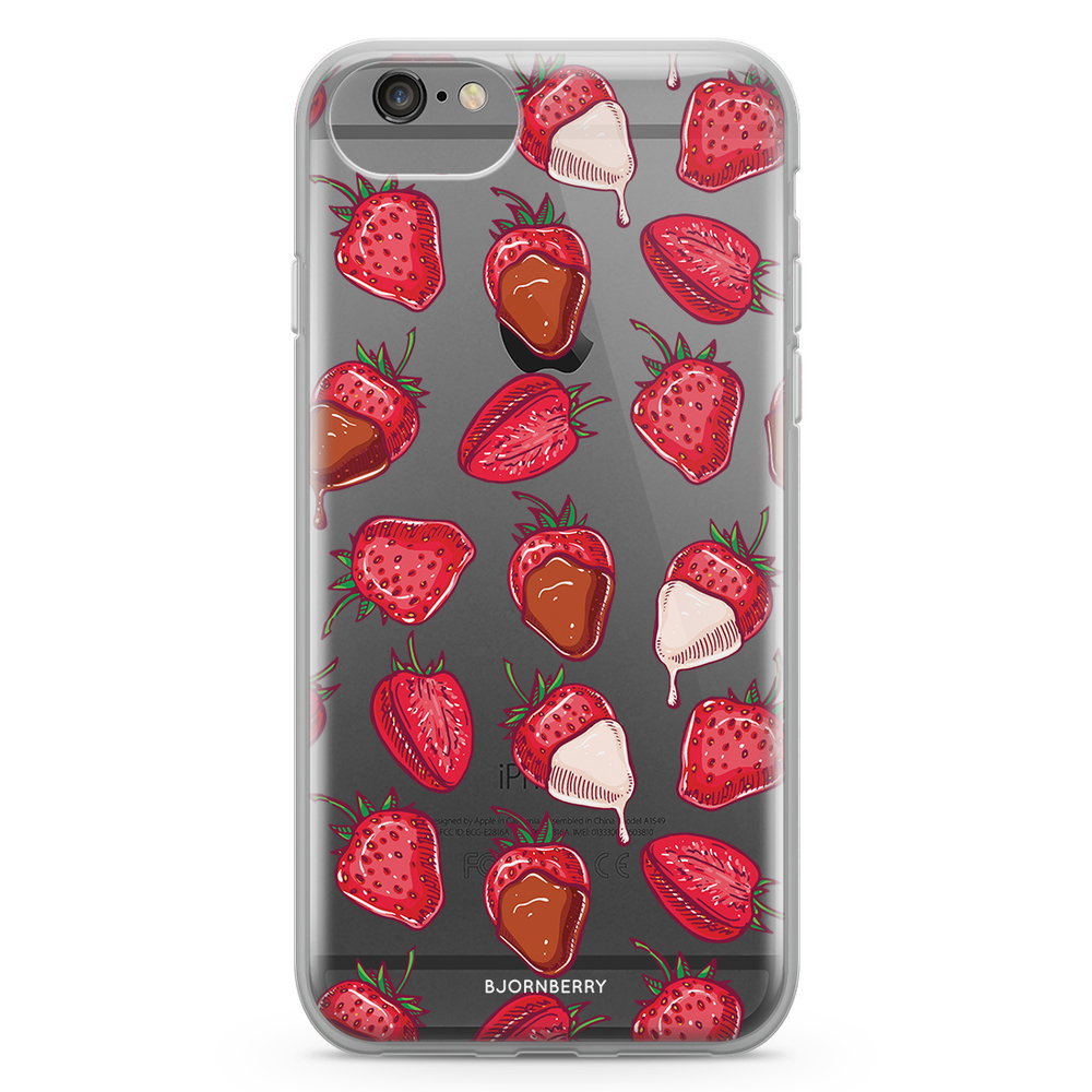 iPhone 6/6s Fashion Case - Strawberry Chocolate
