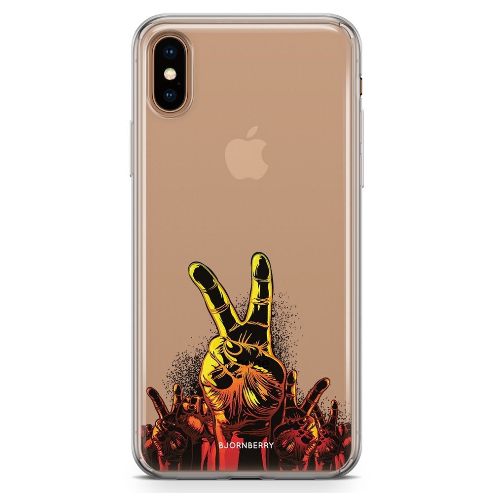 iPhone Xs Max Fashion Skal - Peace Händer