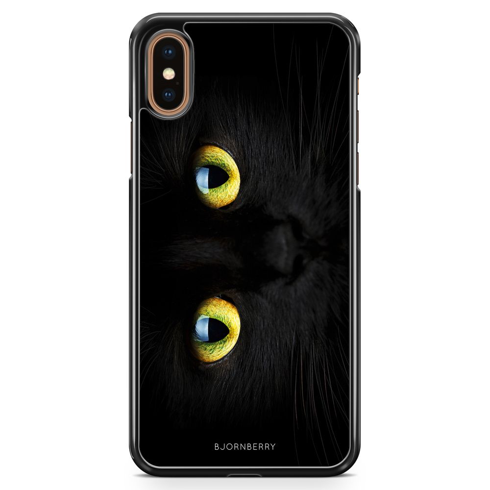 iPhone XS Max Case - Black Cat Close Up