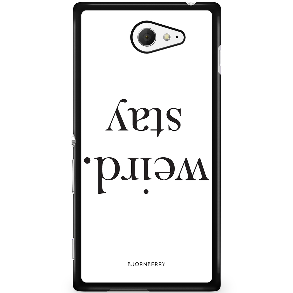 Sony Xperia M2 Aqua Case - STAY WEIRD