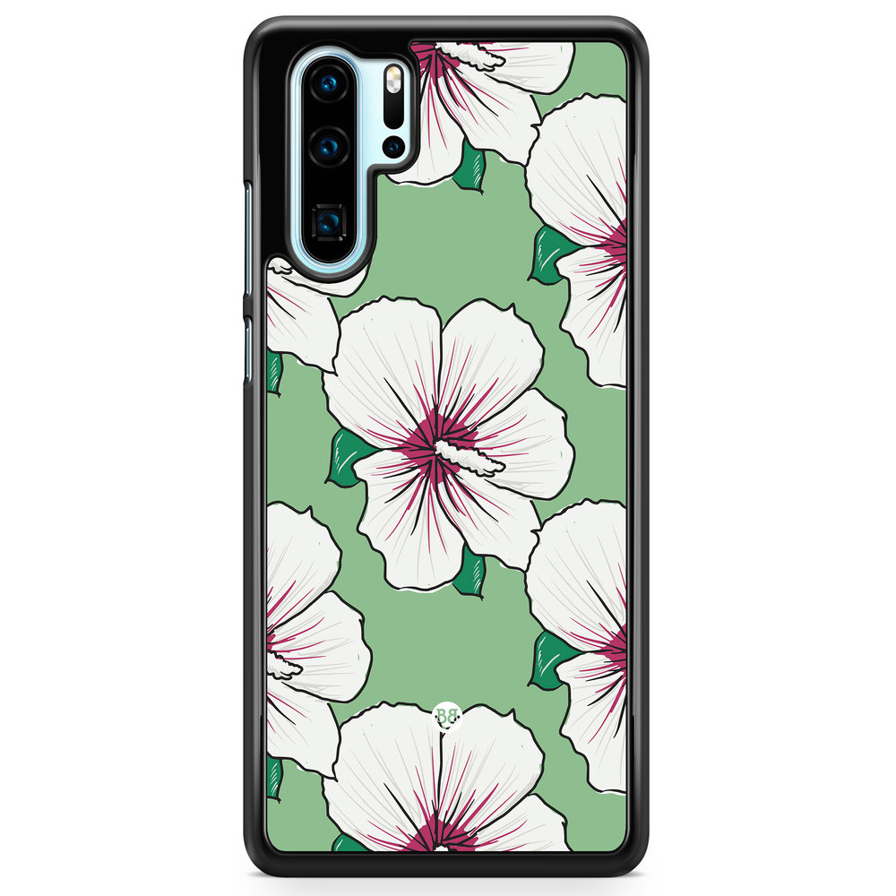 Huawei P30 Pro Case - Creamy White Flowers