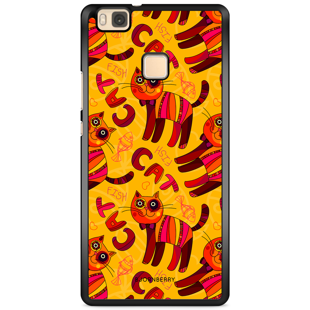 Huawei P9 Lite Case - Cat & Fish