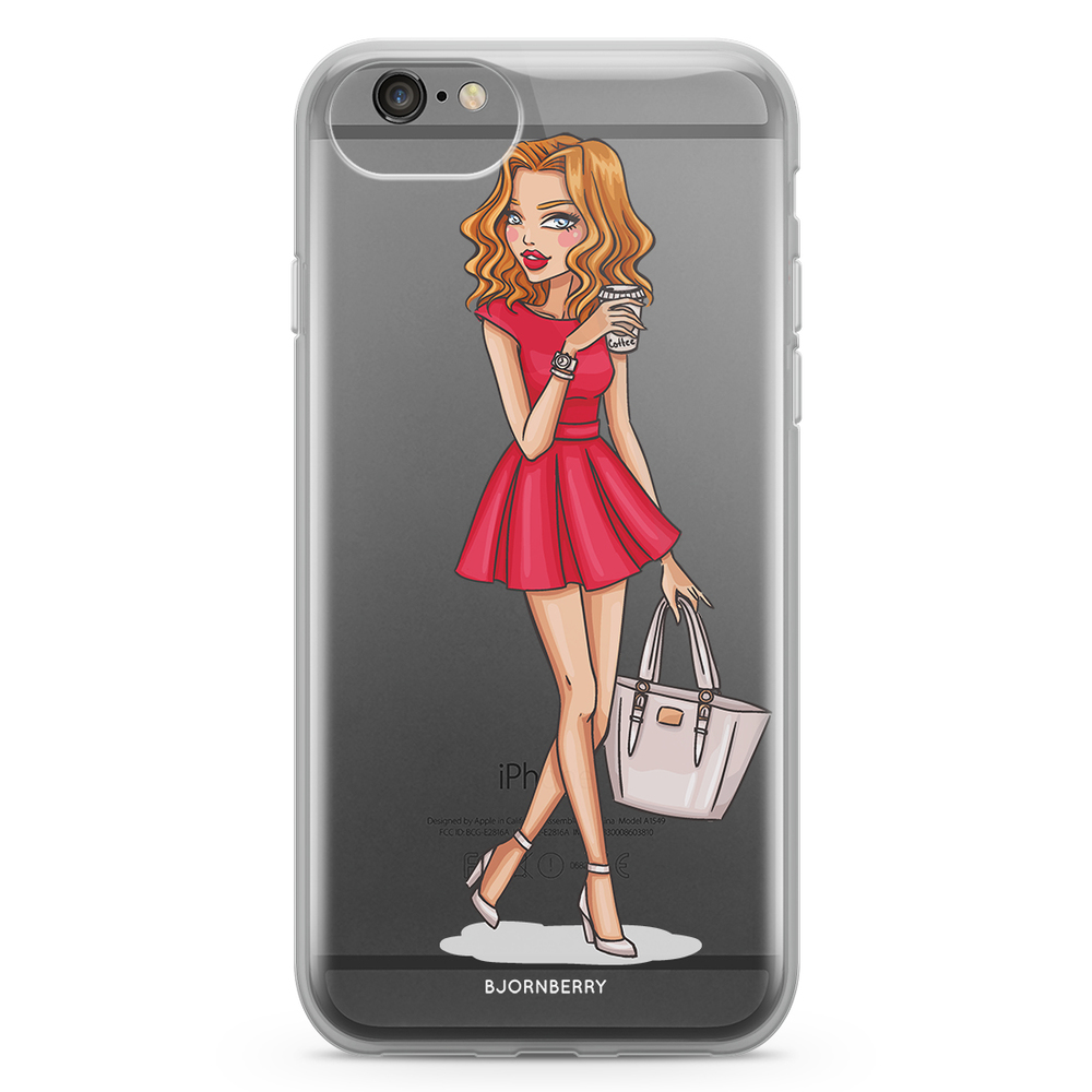 iPhone 6/6s Fashion Skal - Modeskiss Tjej
