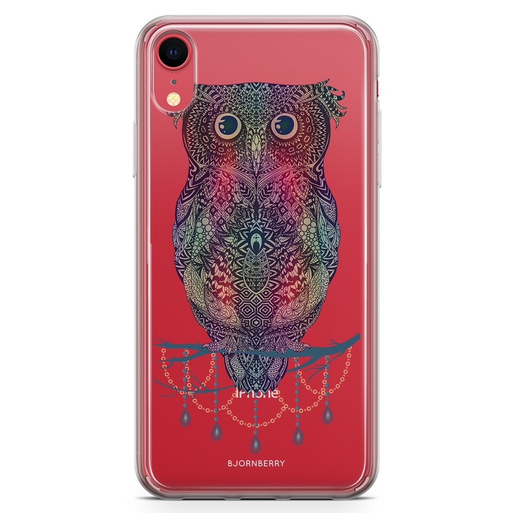 iPhone XR Fashion Case - Mandala Owl