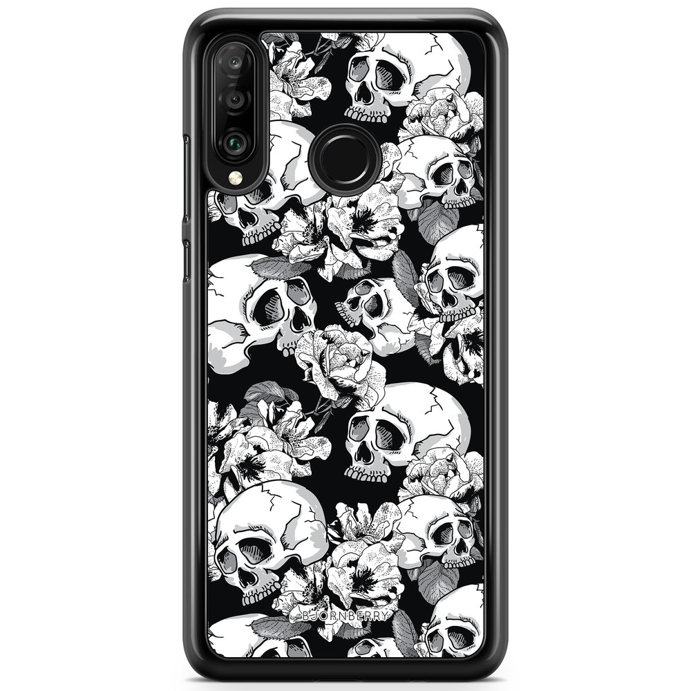 Huawei P30 Lite Case - Skull & Roses