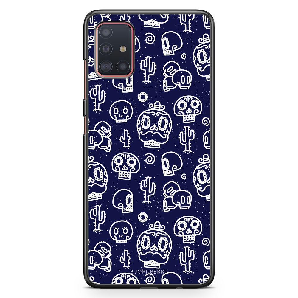 Samsung Galaxy A51 Case - Oldschool Skulls