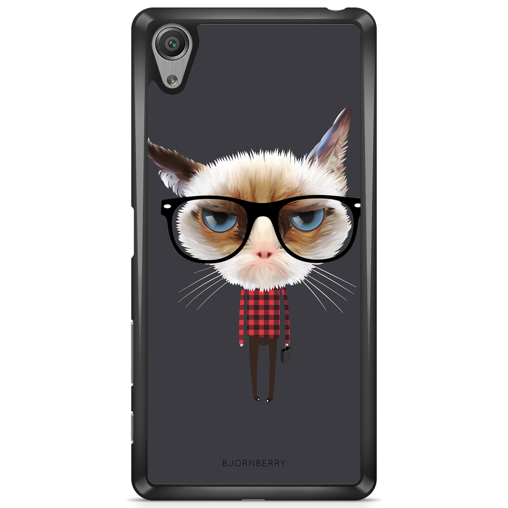 Sony Xperia XA Case - Hipster Cat