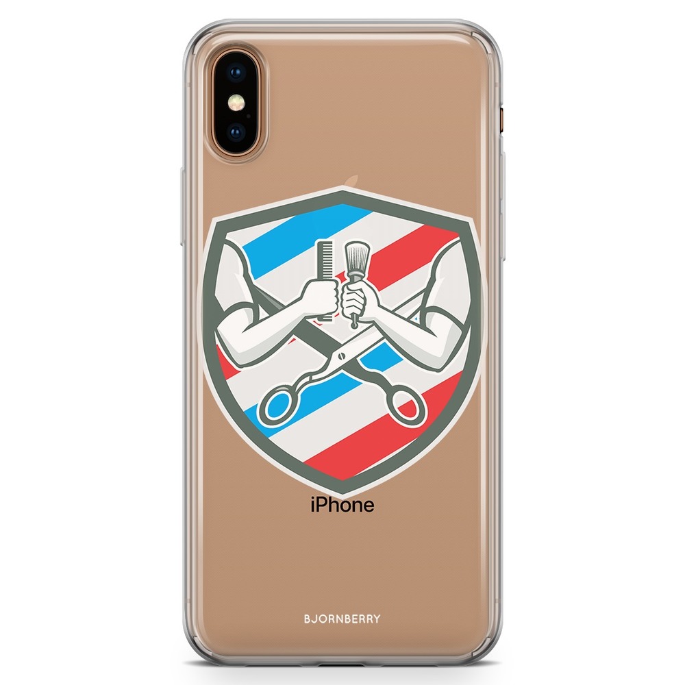 iPhone Xs Max Fashion Case - Barber Logo