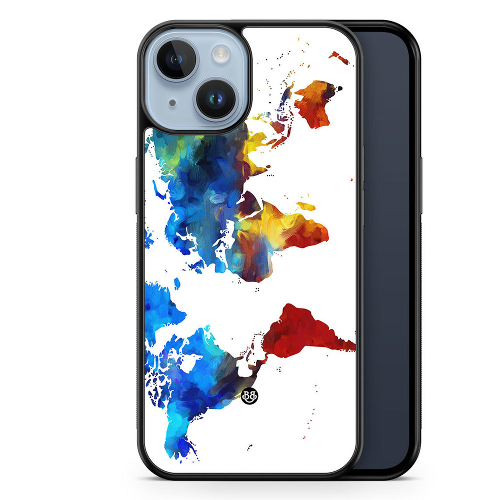 iPhone 14 Plus Case - World Map