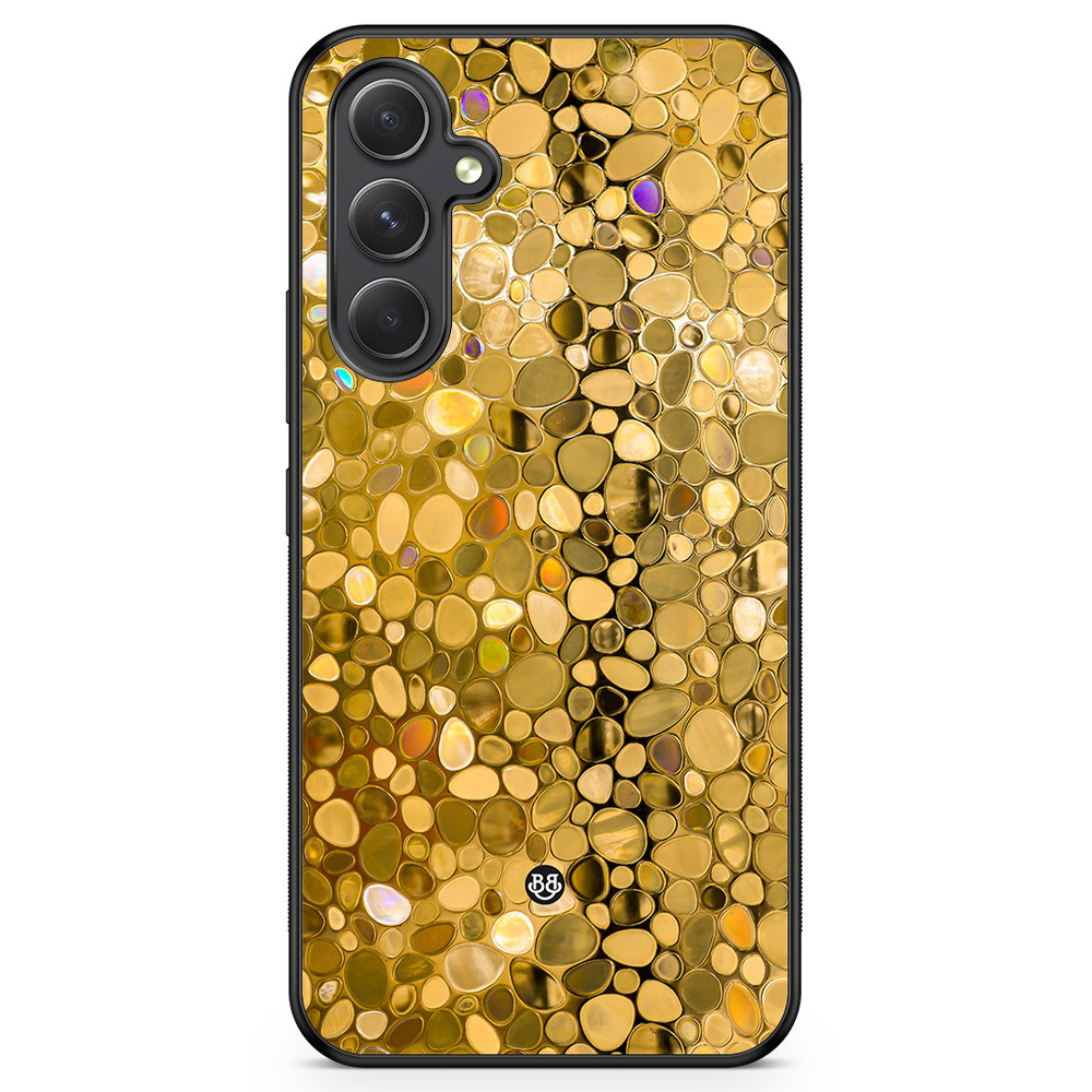 Samsung Galaxy A54 5G Case - Stained Glass Gold