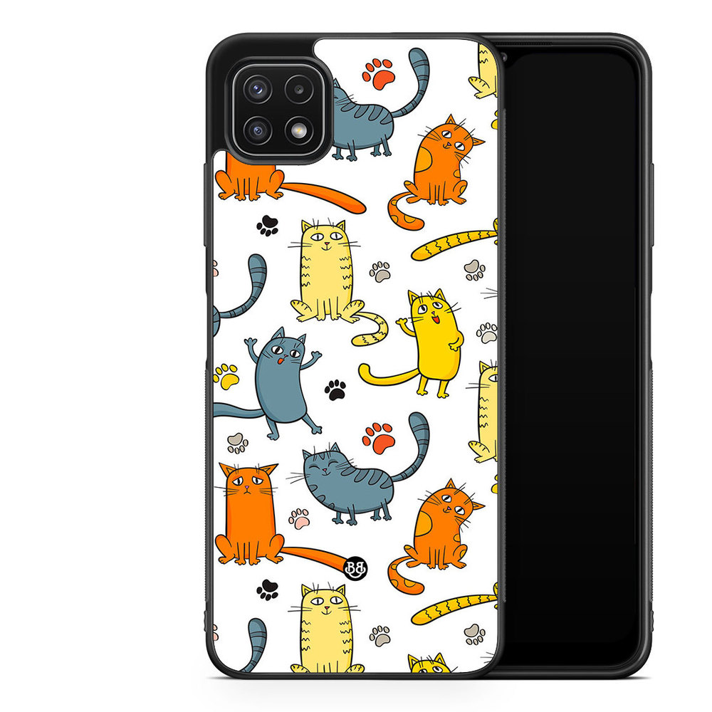 Samsung Galaxy A22 5G Case - Cat Pattern